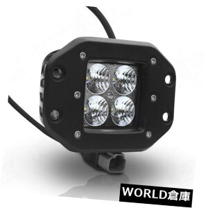 LEDCgo[ ̍^̃tbV䎆12W𗣂ꂽAurora 2C`LED̍Ɠ_/ Aurora 2 Inch LED Working Light Bar/Cube Off Road Flood Flush Mount 12W