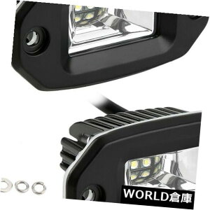 LED���C�g�o�[ ATV UTV�̃W�[�v�g���b�N20W�̂��߂̓��̃o�b�N�A�b�v�^�]�����v�𗣂ꂽ2pcs�^��LED�̃��C�g�o�[ 2pcs Flood LED Light Bar Off Road Backup Driving Lamp for ATV UTV Jeep Truck 20W �y���s�A���i�z