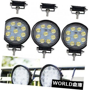LEDCgo[ 4 "W[vford̂߂̎dCg4wd^]鍕~`LED̃Cgo[̓_̃r[ 4'' Black ROUND LED Light Bar Spot Beam Fog Driving Work Light 4wd For jeep ford