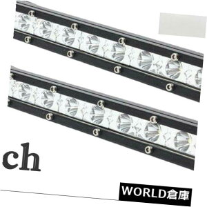 LEDCgo[ 2s[X13C`36bg12 ledX|bg[NCgo[X[p[XPsIt[h^] 2pcs 13Inch 36W 12LED Spot Work Light Bar Super Slim Single Row Offroad Driving