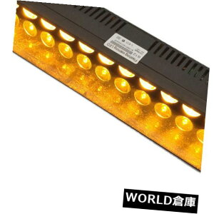 LEDCgo[ ͂F12LEDً}xnU[hoCU[ԃgbNtbVXg{Cgo[12V Amber 12LED Emergency Warning Hazard Visor Car Truck Flash Strobe Light Bar 12V