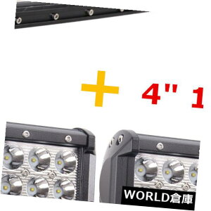 LEDCgo[ 22C`120WJ[uLEDCgo[SUV ATV 4WD{[gtH[hhCrOtH[h+ 18W 4 "|bh 22 Inch 120W Curved LED Light Bar SUV ATV 4WD Boat Ford Driving Ford+18W 4" Pods