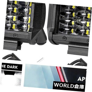 LEDCgo[ 2pc 4H 72W LEDCgo[It[h[NvX|bgtbhR{4WD SUVop[Cg 2pc 4h 72W LED Light Bar Offroad Work Lamp Spot Flood Combo 4WD SUV BUMPER LIGHT