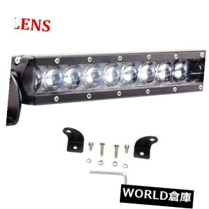 LEDCgo[ X11C`50bgledƃCgo[PsX|bghCrOvATV SUVW[v4D + Slim 11INCH 50W LED Work Light Bar Single Row Spot Driving Lamp ATV SUV Jeep 4D+