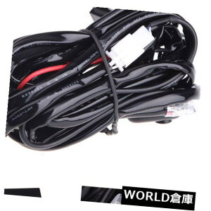 LEDCgo[ LED̃Cgo[̔zpn[lX̃Lbg12V 40Ã[𗣂ꂽhXCb` Off Road LED Light Bar Wiring Harness Kit 12V 40A Relay On off Waterproof Switch