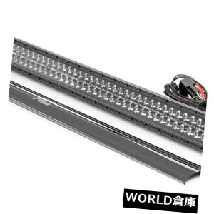 LED���C�g�o�[ ��܂��ȍ�50 LED���C�g�o�[�f���A����N���[���C�g�z���C�gDRL 70950BLKDRL�N���[ Rough Country 50 LED Light Bar Dual Row CREE Light White DRL 70950BLKDRL Cree �y���s�A���i�z