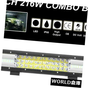 LEDCgo[ SUV ATV UTṼgbÑIt[hgN^[^]16 "216W LED̎d̃Cgo[̃R{̃r[ 16" 216W LED Work Light Bar Combo Beam Driving SUV ATV UTV Truck Offroad Tractor