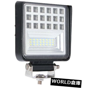 LEDCgo[ 1×4C`XNGA126bgledƃCgo[R{r[It[hsuvhCrOtHOv 1X 4 inch Square 126W LED Work Light Bar Combo Beam Offroad SUV Driving Fog Lamp