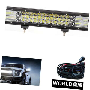 LEDCgo[ 7D TRI-ROW 252W 17C`LED[NCgo[tbhX|bg^]It[h4WDz 7D TRI-ROW 252W 17Inch LED Work Light Bar Flood Spot Driving Offroad 4WD Wiring