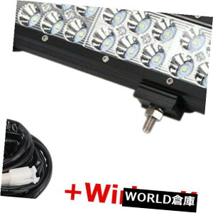LEDCgo[ 17C`Ԃ̃gbÑn[lXLbg^]108W LEDCgo[X|bgtbhtBbg 17''in 108W LED Light Bar Spot Flood Fits Driivng Vehicle Car Truck Harness Kit