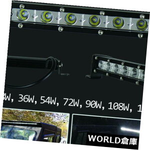LEDCgo[ Ԃ̋ɓxׂ̍LED̓_̃Cgo[̖hIP67 18W 5.5̒P̗̃Cgo[ Car Extreme Slim LED Spot Light Bar Waterproof IP67 18W 5.5 Single Row Light Bar
