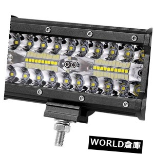 LEDCgo[ 7C`120bgledƃCgo[^X|bgr[It[h4bgsuvhCrOtHOvy 7inch 120W LED Work Light Bar Flood Spot Beam Offroad 4WD SUV Driving Fog Lamp Y