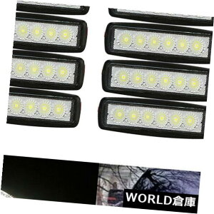 LEDCgo[ 10x 6 "18W LEDƃCgo[tbhvIt[hhCrOtHO4WD SUVgbN 10x 6" INCH 18W LED Work Light Bar Flood Lamp Offroad Driving Fog 4WD SUV Truck