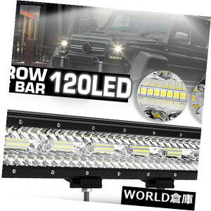 LEDCgo[ 18C`LED[NCgo[3R{r[It[hSUV 4 X 4hCrOgbNV 18 inch LED Work Light Bar Tri-Row Combo Beam Offroad SUV 4X4 Driving Truck New