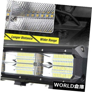 LEDCgo[ 7 "216W LED[NCgo[It[hԗX|bgzCgIt[hCg[Nv 7" 216W LED Work Light Bar Off-road Vehicle Spot White Offroad Light Work Lamp
