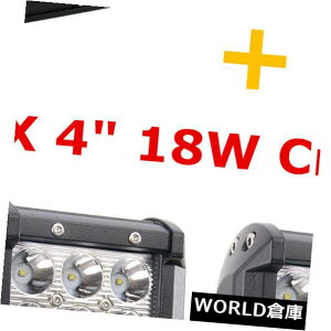 LEDCgo[ pȂN[42 "240W LEDCgo[It[hSUV 4WDW[v+ 4C`18WN[X|bg|bh Curved CREE 42" 240W LED Light Bar Offroad SUV 4WD Jeep+4inch 18W CREE Spot Pods