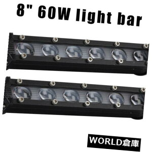 LED���C�g�o�[ 2x 8 4D�X�����V���O�����[LED���[�N���C�g�o�[�X�|�b�g�r�[���I�t���[�hATV SUV�����v 2x 8 4D Slim Single Row LED Work Light Bar Spot Beam Off road ATV SUV Lamp �y���s�A���i�z