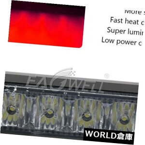 LED���C�g�o�[ 2×��4 LED�ԋً}�n�U�[�h�x���r�[�R���X�g���{�t���b�V�����C�g�����v�o�[36W 2X Red 4 LED Car Emergency Hazard Warning Beacon Strobe Flash Light Lamp Bar 36W �y���s�A���i�z