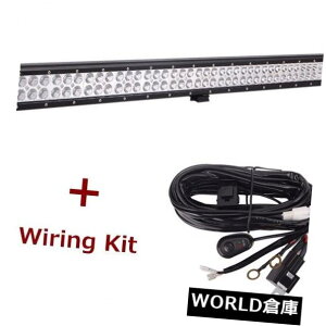 LED���C�g�o�[ 44�C���`288W LED���C�g�o�[�I�t���[�h�t�H�[�h�R���{SUV 4WD�t�H�O�h���C�uATV�W�[�v+���C�� 44INCH 288W LED LIGHT BAR OFFROAD FORD COMBO SUV 4WD FOG DRIVING ATV JEEP+WIRES �y���s�A���i�z