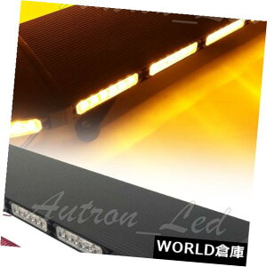 LEDCgo[ 40 "LEDAo[xً}WbJ[ԃXg{Cgo[288W 40" LED Amber Warning Emergency Beacon Roof Wrecker Truck Strobe Light Bar 288W