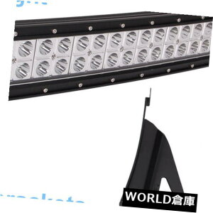 LEDCgo[ 50 "288W LEDJ[uCgo[gbN+g^ch07-14ptuPbg 50" 288W LED CURVED LIGHT BAR TRUCK + Mounting Brackets For Toyota Tundra 07-14
