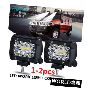 LEDCgo[ 1/2s[X12{g4 "60bgledƃCgo[r[X|bgIt[hhCrOtHOvsuv atv 1/2pc 12V 4" 60W LED Work Light Bar Beam Spot Offroad Driving Fog Lamps SUV ATV