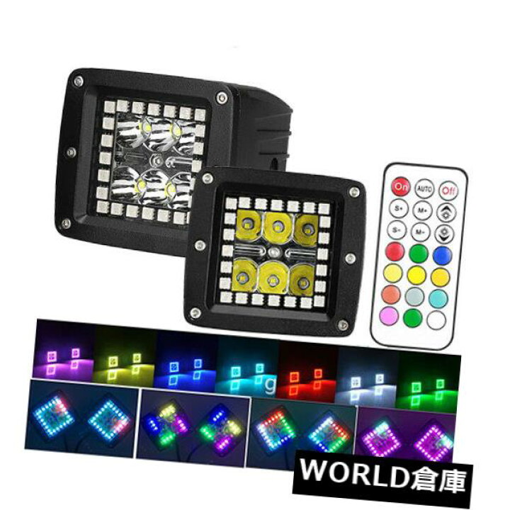 楽天市場】LEDライトバー RGBハローリングスポットビームLED Cree18W 