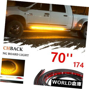 LEDCgo[ 2X 70 "DRLjO{[h/Xebvo[/^[VOiXCb`obNCgAo[/zCg 2X 70" DRL Running Board/Step Bar/Turn Signal Switchback Led Light Amber/White