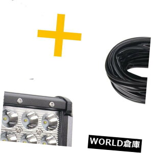 LED���C�g�o�[ 52�C���`300���b�gled��ƃ��C�g�o�[�z���L�b�g+ 4 18���b�g�|�b�h�ԃ{�[�g�g���b�N�^�]4���b�g 52In 300W LED Work Light Bar Wiring Kit + 4 18W Pod car Boat Truck Driving 4WD �y���s�A���i�z
