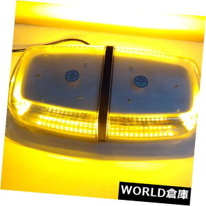LEDCgo[ 72LED 5730 SMDߐF̎Ԃ̉Xg{_ŋً}xCgo[CG[ 72LED 5730 SMD Amber Car Roof Strobe Flashing Emergency Warning Light Bar Yellow