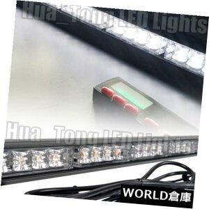 LEDCgo[ 26 "24 W LEDxً}ʃAhoCU[wzCgXg{Cgo[ 26" 24W LED Warning Emergency Traffic Advisor Directional White Strobe Light Bar