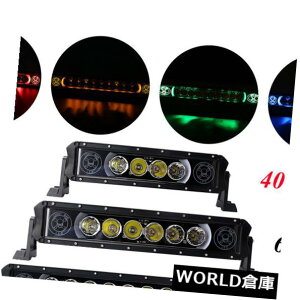 LED���C�g�o�[ 1 PC 40W�̓W�[�v�g���b�N�̂��߂̎d���̃I�t���[�h���C�g�o�[�̓��W���̐����㎮�̃w�b�h���C�g�𓱂��܂��� 1 Pc 40W Led Work Offroad Light Bar Skull Blue Overhead Headlight for Jeep Truck �y