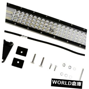 LEDCgo[ eՂ21.5C`144 LED̎d̃Cgo[̓_̃R{̃hCrOEvt܂ Easy Install 21.5 inch 144 LED Work Light Bar Spot Combo Driving Lamp