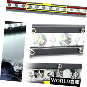 LEDCgo[ 19 "It[hSŜ߂LEDׂ̍d̃Cgo[̖h54W_̍^Cg 19" LED Slim Work Light Bar Waterproof 54W Spot Flood Light For Off-Road SS