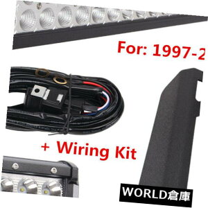 LEDCgo[ 50 "288W LEDCgo[+ 4" 18W +tuPbgi97-06W[vTJO[+EB g 50" 288W LED Light Bar+4" 18W+Mounting Bracket For 97-06 Jeep TJ Wrangler+Wiring