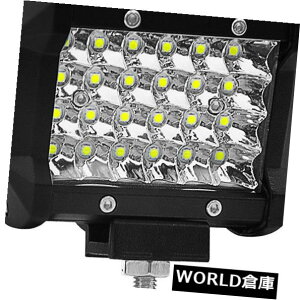 LED���C�g�o�[ 72W 4 "�h��LED�R���{���[�N���C�g�o�[�X�|�b�g���C�g�I�t���[�h�h���C�r���O�t�H�O�����v 72W 4" Waterproof LED Combo Work Light Bar Spotlight Off-road Driving Fog Lamp
