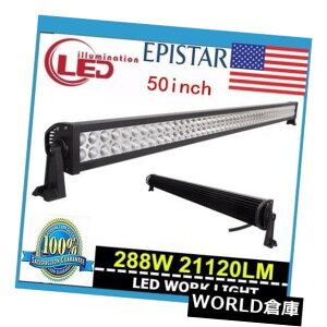 LEDCgo[ 50C`288W LED[NCgo[gbNR{It[hATV{[gtHOhCrOW[v52 50inch 288W LED Work Light Bar Truck Combo OffRoad ATV Boat Fog Driving Jeep 52