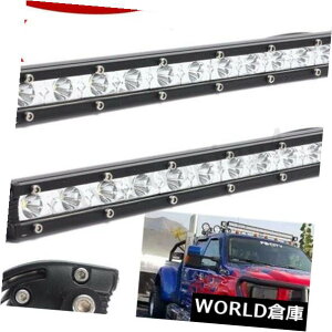 LEDCgo[ 2X 13C`36WFLEDX|bg[NCgo[hCrOtHOvIt[hSUV 2X 13 Inch 36W White LED Spot Work Light Bar Driving Fog Lamp Offroad SUV