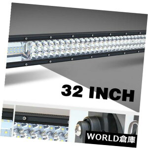 LEDCgo[ 30 31 33 34 "^]铹𗣂ꂽÕN[32C`1350W LED̃Cgo[̍^̓_ Tri-Row Cree 32Inch 1350W LED Light Bar Flood Spot Off road Driving 30 31 33 34"