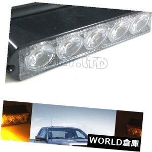 LEDCgo[ 6 LEDԃgbNߐFr[Rً}vCgo[nU[hXg{x 6 LED Car Truck Amber Beacon Emergency Lamp Light Bar Hazard Strobe Warning