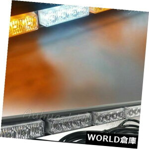 LED���C�g�o�[ 26 24W���ߐF���FLED��ʌږ�ً}�x���X�g���{�X�e�B�b�N���C�g�o�[ 26 24W Amber White LED Traffic Advisor Emergency Warning Strobe Stick Light Bar �y���s�A���i�z