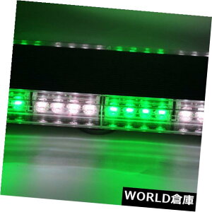LEDCgo[ 22H40LEDً}nU[hxr[RbJ[ԃXg{Cgo[O[zCg 22h40LED Emergency Hazard Warning Beacon Tow Truck Strobe Light Bar Green White