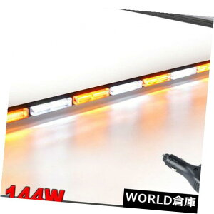 LEDCgo[ 35 "144W LEDً}xʌږXg{Cgo[Ao[YzCg 35" 144W LED Emergency Warning Traffic Advisor Strobe Light Bar Amber Y White