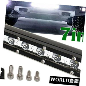 LEDCgo[ 7 "̃gbNSUV 4X4𗣂ꂽԂ̂߂̃C`̒Pׂ̗̍LED̎d̃Cgo[̓_ 7" inch Single Row Slim LED Work Light Bar Spot for Car Off road Truck SUV 4X4