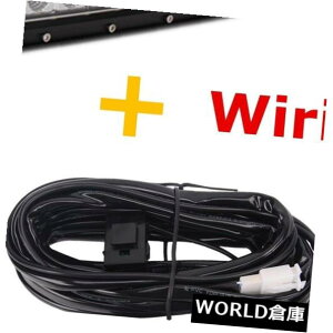 LEDCgo[ ̉^]/ṽ{[g+C[𗣂ċȂ42C`240W LED̃Cgo[̓_̍^ 42 inch 240W LED Light Bar Spot Flood Curved Off Road Driving/Fog Lamp Boat+Wire