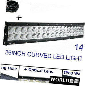 LEDCgo[ 26C`144W邢LEDƃCgo[X|bg^R{ԃgbNSUV 4WD 4X4 4WD 26Inch 144W Bright LED Work Light Bar Spot Flood Combo Car Truck SUV 4WD 4X4 4WD