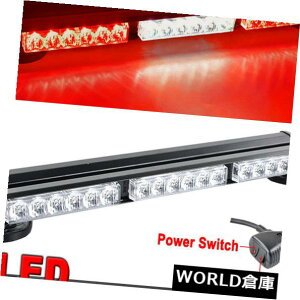 LEDCgo[ 19 "36 LEDً}nU[hx108 WʃXg{Cgo[Ԕ 19" 36 LED Emergency Hazard Warn 108W Double Side Strobe Light Bar Red White Red