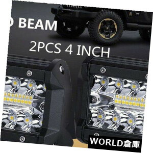 LEDCgo[ 2{200W 12V 4C`LED[NCgo[|bhtbV}EgR{hCrOv 2pcs 200W 12V 4inch LED Work Light Bar Pods Flush Mount Combo Driving Lamp