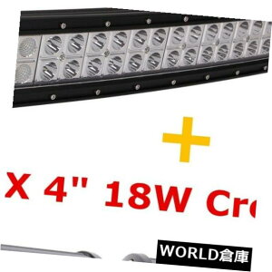 LED���C�g�o�[ �p�Ȃ���52 300W LED���C�g�o�[�R���{SUV 4WD�t�H�[�h+ 4 18W�X�|�b�g�|�b�hSUV�{�[�g53/54 Curved 52 300W LED Light Bar Combo SUV 4WD Ford+4 18W Spot Pods SUV Boat 53/54 �y���s�A���i�z