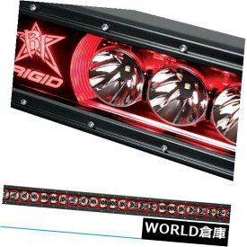 LEDライトバー Rigid Industries Radiance +バックライト50インチLEDライトバー、ハーネス（RED） Rigid Industries Radiance+ Back-Light 50 Inch LED Light Bar w/ Harness (RED)